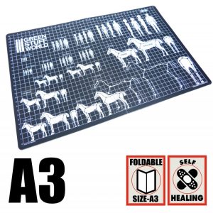 Tapis de Découpe avec échelles A3