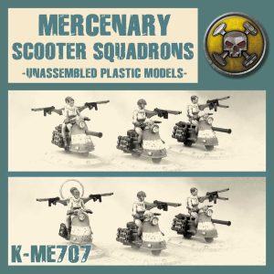 K-ME707 : MERCENARY SCOOTER SQUADRONS – MODEL KIT