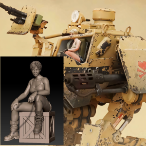 K-ME150 : "Mercenary Pilot" Model Kit