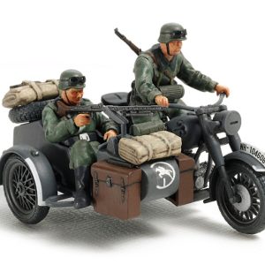 German Motorcycle & Sidecar - Model Kit
