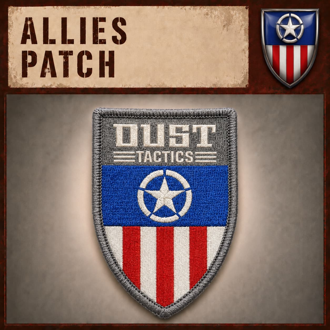Dust Allies Embroidered Patch – DTP-ALLIED-PATCH13