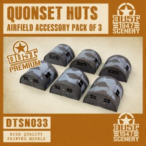 DTSN033: AXIS QUONSET HUTS – AIRFIELD ACCESSORY PACK OF 3 – PREMIUM