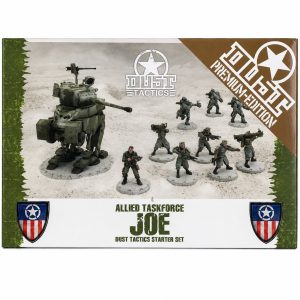 D203A – PREMIUM – Allied Taskforce Joe – Allied Starter Set – Bazooka Joe, Pounder, Bot Hunters & Grim Reapers – Pre-Painted Collectible Miniatures