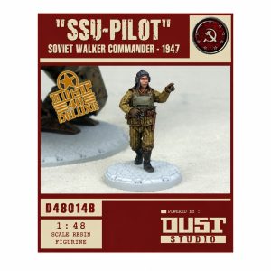 D48014B - DELUXE – SSU Pilot – Soviet Walker Commander 1947 – Pre-Painted Collectible Miniature