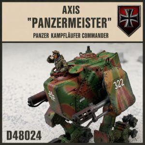 D48024 – Panzermeister, Panzer Kampfläufer Commander – 1:48 Resin Miniature – Dust Model Kit