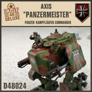 D48024 - DELUXE – Panzermeister – Panzer Kampfläufer Commander – Pre-Painted Collectible Miniature