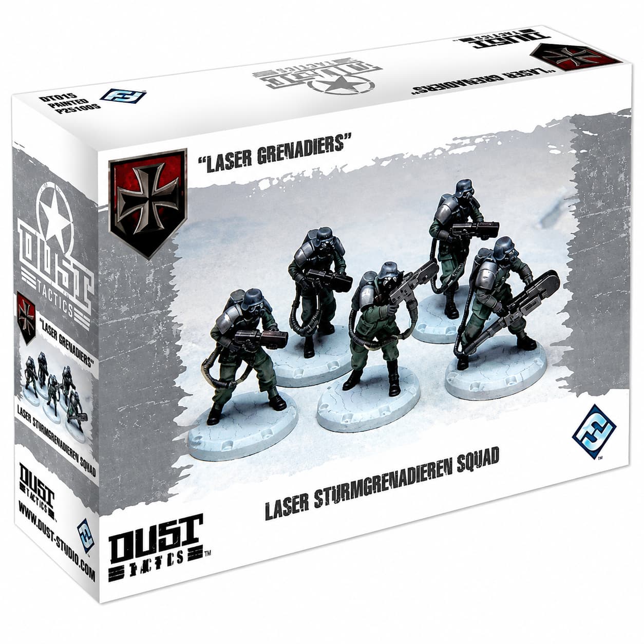 FFGDT015 – Laser Grenadiers – Laser Sturmgrenadieren Squad – Axis – Dust Tactics