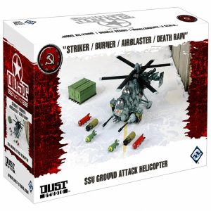 FFGDT048 – SSU Ground Attack Helicopter – Striker / Burner / Airblaster / Death Rain – Dust Tactics